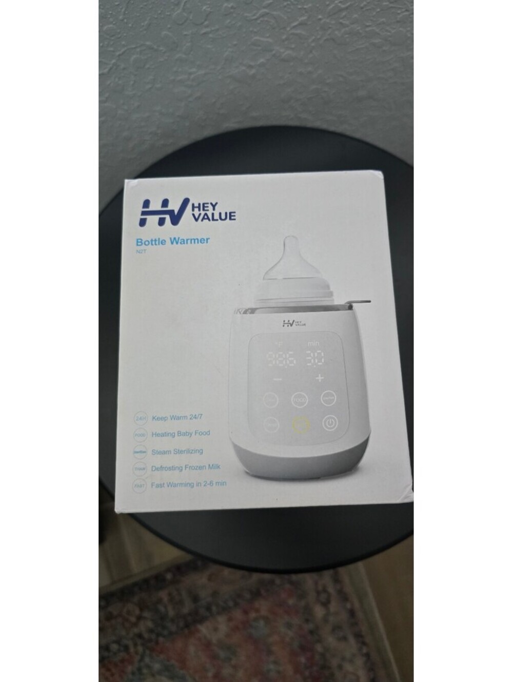 Hey Value Digital Baby Bottle Warmer with Steam Sterilizing and Defrosting